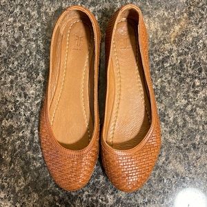 Frye brown flats